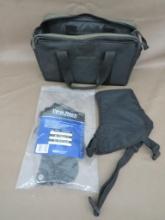 Range Bag, Ankle Holster and Shoulder Pad