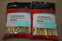 100 Pieces Winchester 38-55 Winchester Unprimed Brass Shells