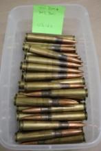 43 Pieces 50 BMG M2 Ball Reloaded Ammunition