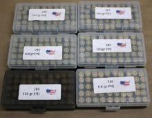 300 Rounds Mixed Reloaded 380 Ammunition