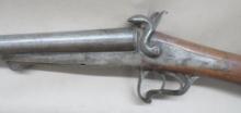 Antique Belgium Underlever Teat or Pinfire Shotgun