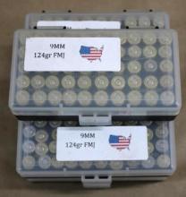 250 Rounds Mixed Reloaded 9mm Ammunition
