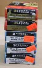 25 Cartridges Federal 12 Gauge Ammunition