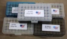 250 Rounds: Mixed Reloaded 38 Special Ammunition