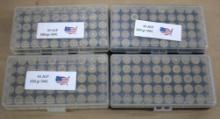 200 Rounds Reloaded 45 ACP Ammunition in Cases