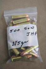 23 Pieces Mixed .500 S&W JHP Ammunition