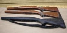 Three Ruger M-77 Stocks