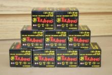 Nine Boxes of 20 Rounds TulAmmo 7.62 x 39mm Ammunition