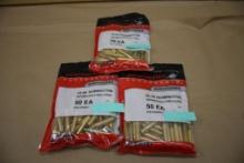 150 Pieces Winchester 25-06 Remington Unprimed Brass Casings