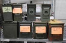 Four Sets of Nesting Ammo Cans (8 total)