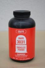 Full 1 Lb. Container IMR 3031 Smokeless Powder *NO SHIPPING*