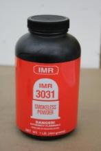 Full 1 Lb. Container IMR 3031 Smokeless Powder *NO SHIPPING*