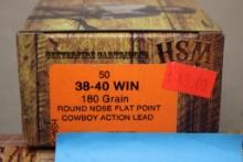 HSM Cowboy Action 38-40 Win Ammunition