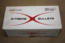X-Treme Bullets 40 Cal. 165 Grain Copper Plated HP Bullets for Reloading
