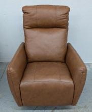Elra Leather Swivel Power Recliner