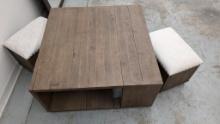 Rustic Nesting Dining Set