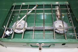 Coleman 425F Two-Burner Propane Camping Stove in Carrying Bag