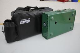 Coleman 425F Two-Burner Propane Camping Stove in Carrying Bag