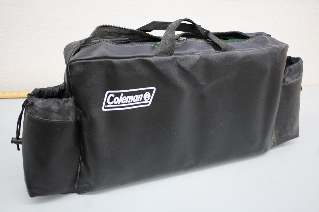 Coleman 425F Two-Burner Propane Camping Stove in Carrying Bag