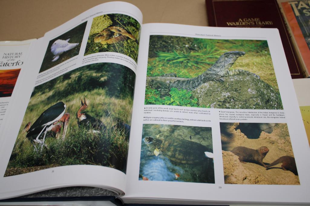 Collection of Hardcover Books Including Tall Stories by Lowell Thomas and Ducks Unlimited