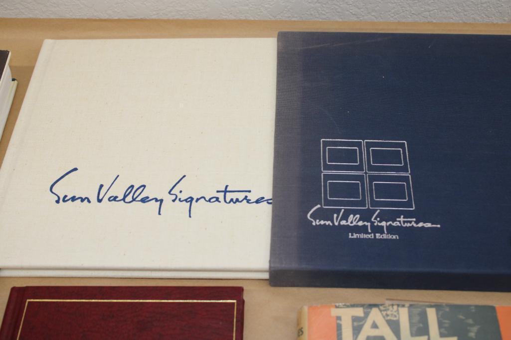 Collection of Hardcover Books Including Tall Stories by Lowell Thomas and Ducks Unlimited