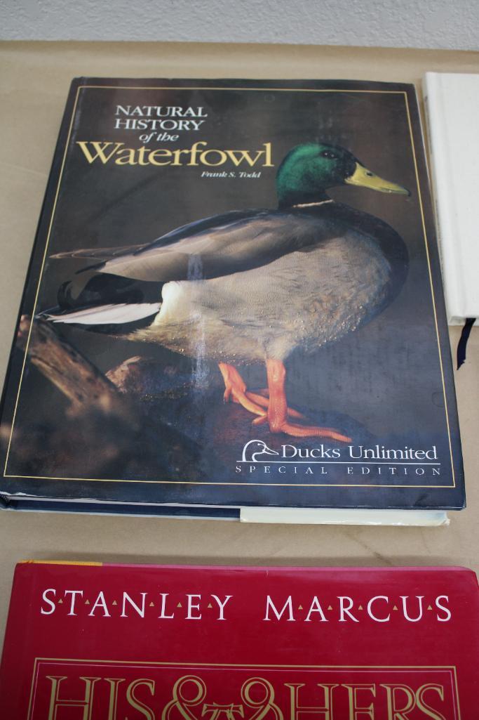 Collection of Hardcover Books Including Tall Stories by Lowell Thomas and Ducks Unlimited