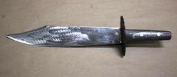 10.5" Blade Bowie Knife with Trench Art Handle