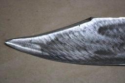 10.5" Blade Bowie Knife with Trench Art Handle
