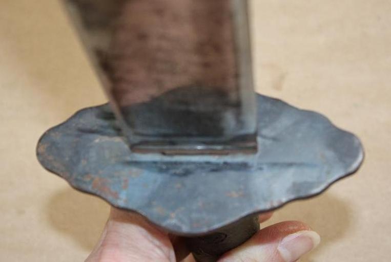 10.5" Blade Bowie Knife with Trench Art Handle
