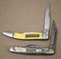 Four Western Folding Knives