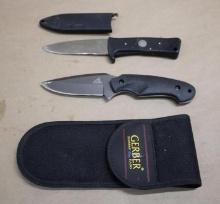 Pair of Gerber Fixed Blade Knives