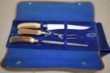 Wade and Butcher Meat Carving Set in Folding Pouch