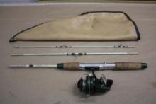 Zebco XR11 Open-Face Reel and Fiberglass Rod