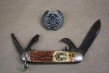 Imperial Boy Scouting Folding Knife with Slide