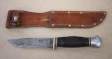 Robeson ShurEdge No. 20 Fight Knife with Leather Sheath
