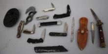 Mixed Novelty Folding Knives and More
