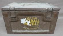 Steel 303 British Ammo Crate