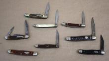 8 Tiny Folding Knives from Camillus, Western, Imperial, and More