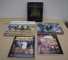 Collection of Five Books on Western American Cultural Artifacts