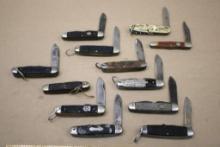 Folding Scouting and Camping Knives marked Imperial, Campbuddy, Pal, and More