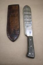 Large Boyt US WWII Era Bolo Knife with Scabbard