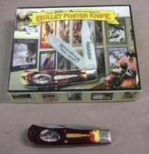 Remington Collectible 20th Anniversary Bullet Poster Knife