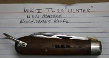 WWII Ulster Knife Co. TL29 Folding Electrician's Knife