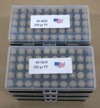 300 Rounds Commercially Reloaded 40 S&W Ammunition