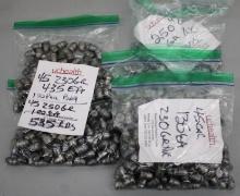 Mixed 45 Caliber Cast Lead Bullets for Reloading
