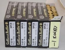 99 Rounds Sellier and Bellot 7x57 R Ammunition