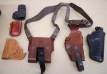 Leather Pocket and Shoulder Holsters