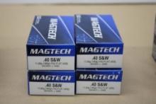200 Rounds Magtech 40 S&W Ammunition