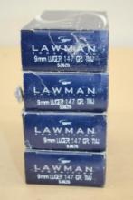 200 Rounds Speer Lawman 9mm Luger Ammunition