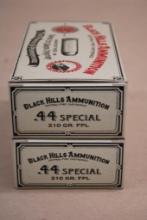 100 Pieces Black Hills Ammunition 44 Special Ammunition